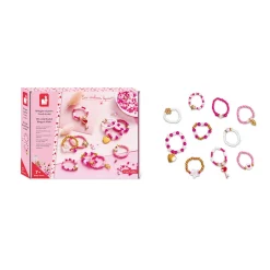 Janod 10 Bagues En Perles Lovely A Créer* Collection