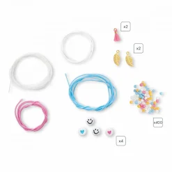 Janod 6 Bijoux Fleurs en Perles à Créer* Collection "Les Ateliers Bijoux" & Les Perles