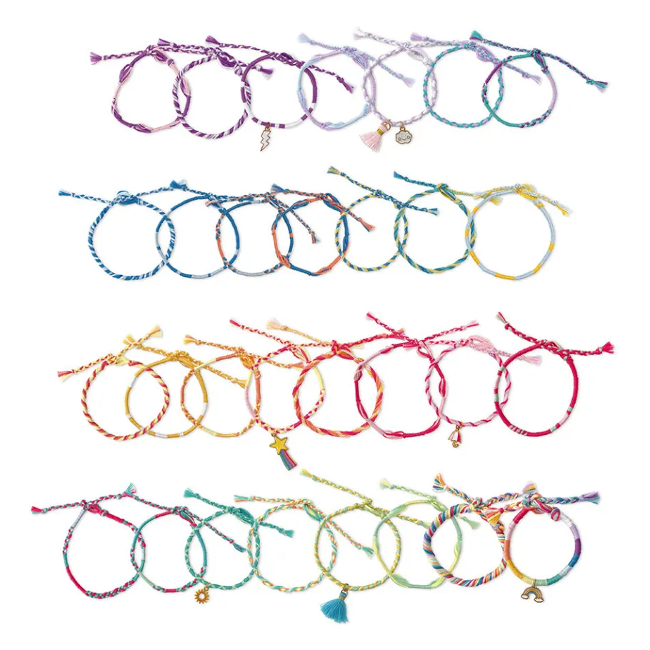 Janod 30 Bracelets Enroulés Arc-En-Ciel* Collection "Les Ateliers Bijoux" & Les Perles