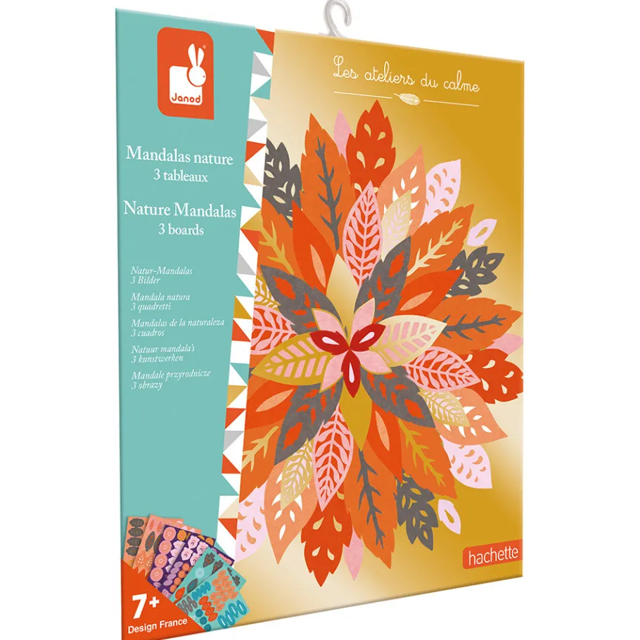 Janod 3 Mandalas Nature* Créations 3D|Collection "Les Ateliers Du Calme"