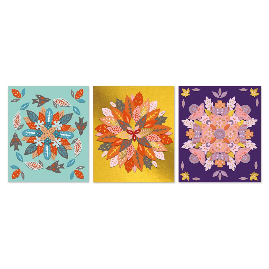 Janod 3 Mandalas Nature* Créations 3D|Collection "Les Ateliers Du Calme"