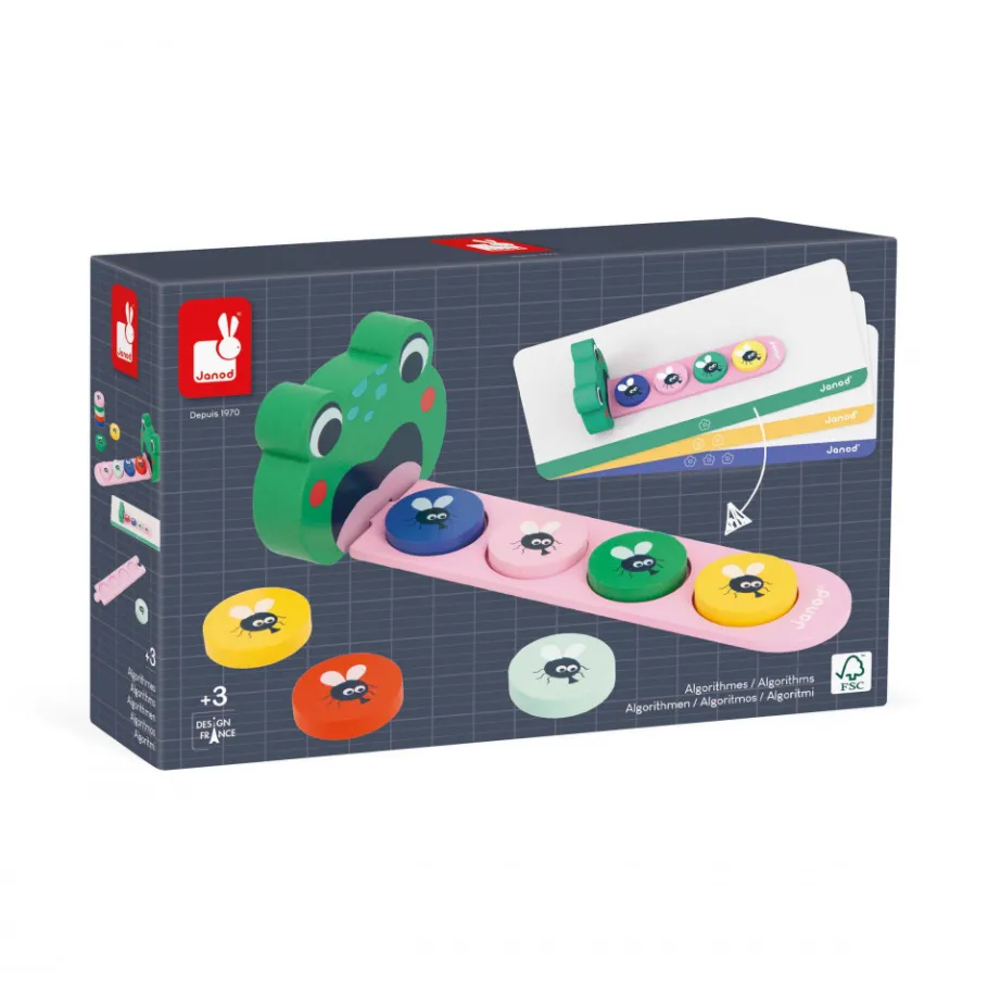 Janod Algorithme - La Grenouille* Jeux Éducatifs Maternelle|Jeux Éducatifs Science & Géographie