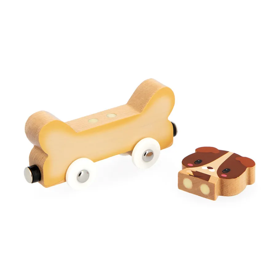 Janod Animaux Familiers Magnétiques* Tracteurs & Animaux De La Ferme|Jouets Magnétiques