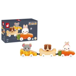 Janod Animaux Familiers Magnétiques* Tracteurs & Animaux De La Ferme|Jouets Magnétiques
