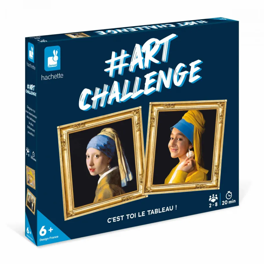 Janod Art Challenge - C'est toi le Tableau !* Jeux De Rapidité & De Stratégie