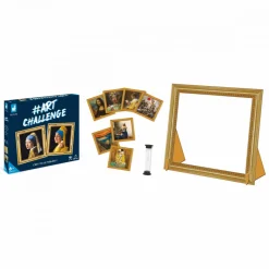 Janod Art Challenge - C'est toi le Tableau !* Jeux De Rapidité & De Stratégie