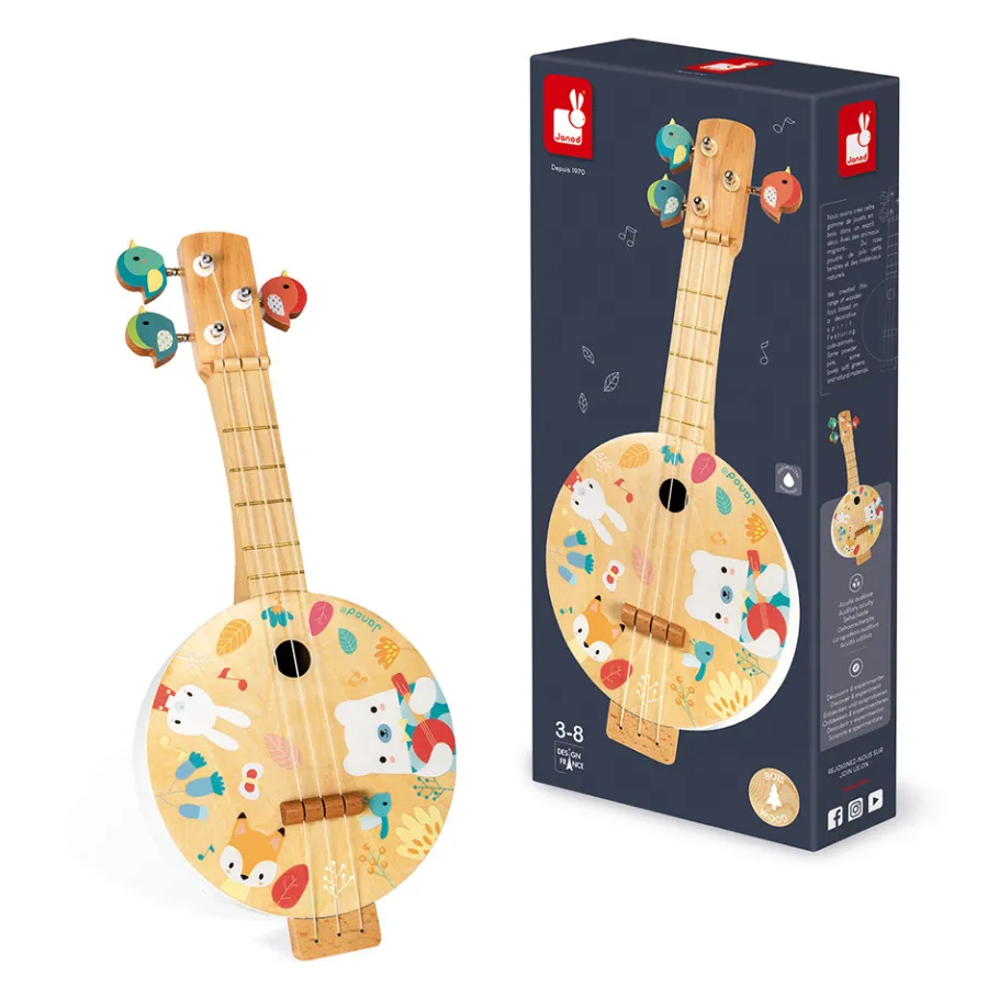 Janod Banjo Pure (bois)* Jouets Musicaux