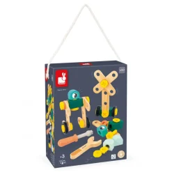 Janod Baril Brico'Kids 50 pièces (bois)* Établis, Outils & Bricolage