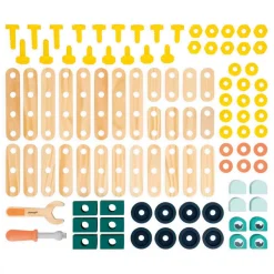 Janod Baril Brico'Kids 100 pièces (bois)* Établis, Outils & Bricolage