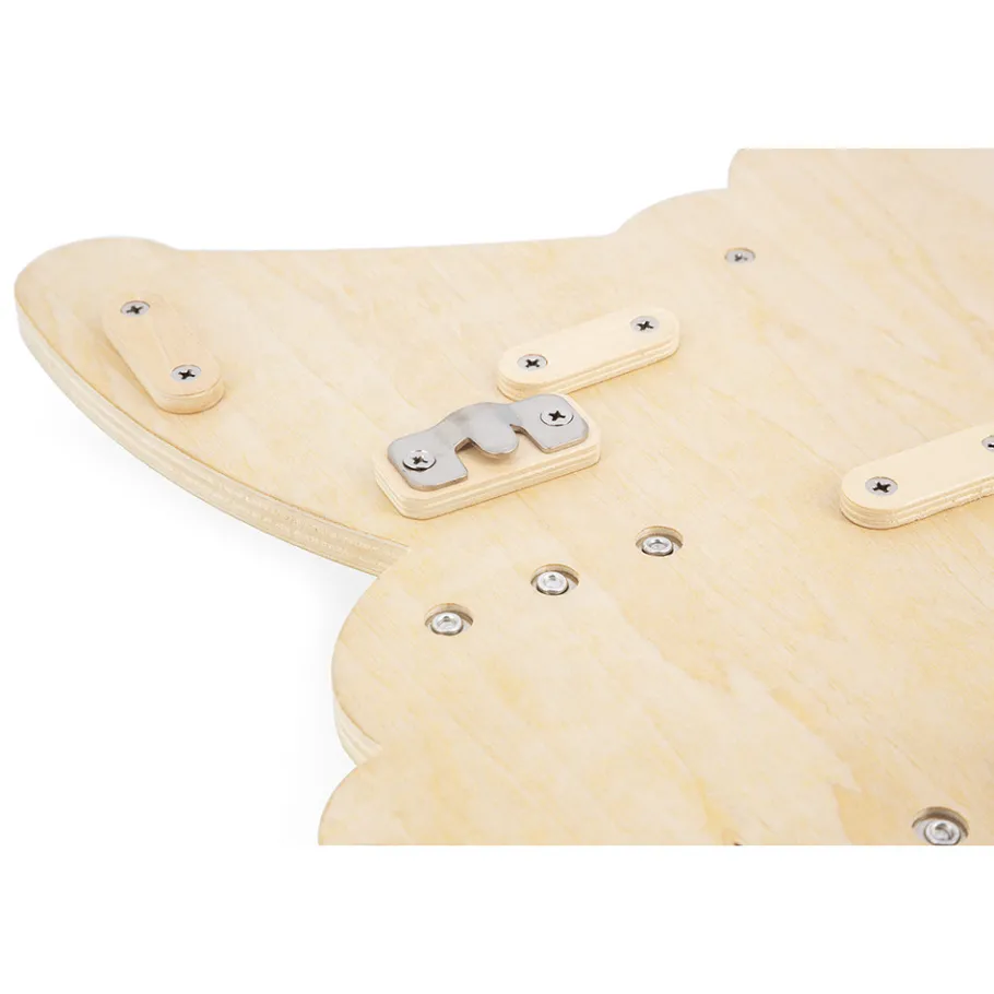 Janod Busy-board Crocodile en bois Tropik* Bouliers, Loopings & Panneaux D'Activités|Manipulation & Encastrement