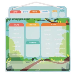Janod Calendrier Magnétique - Français* Jeux Éducatifs Primaire|Jeux Éducatifs Maternelle