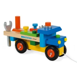 Janod Camion de bricolage (bois)* Véhicules, Garages & Voitures|Établis, Outils & Bricolage