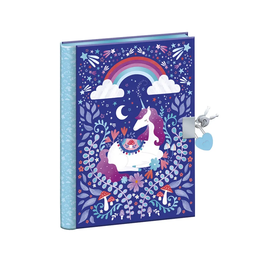 Janod Carnet Secret Licorne Dreamland* Tampons & Papeterie