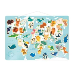 Janod Carte Monde Magnétique Minikids* Jeux Éducatifs Maternelle|Jeux Éducatifs Science & Géographie