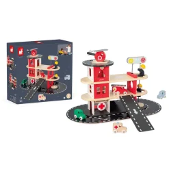 Janod Caserne de Pompiers Bolid* Véhicules, Garages & Voitures|Caserne & Véhicules De Pompiers