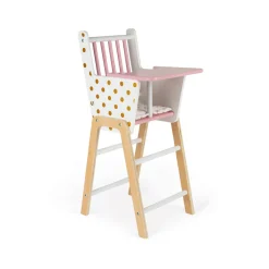 Janod Chaise Haute Candy Chic (bois)* Accessoires Poupons, Poupées & Ménage