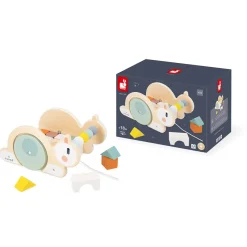 Janod Chariot de Cubes Escargot Sweet Cocoon* Jouets À Promener & À Pousser