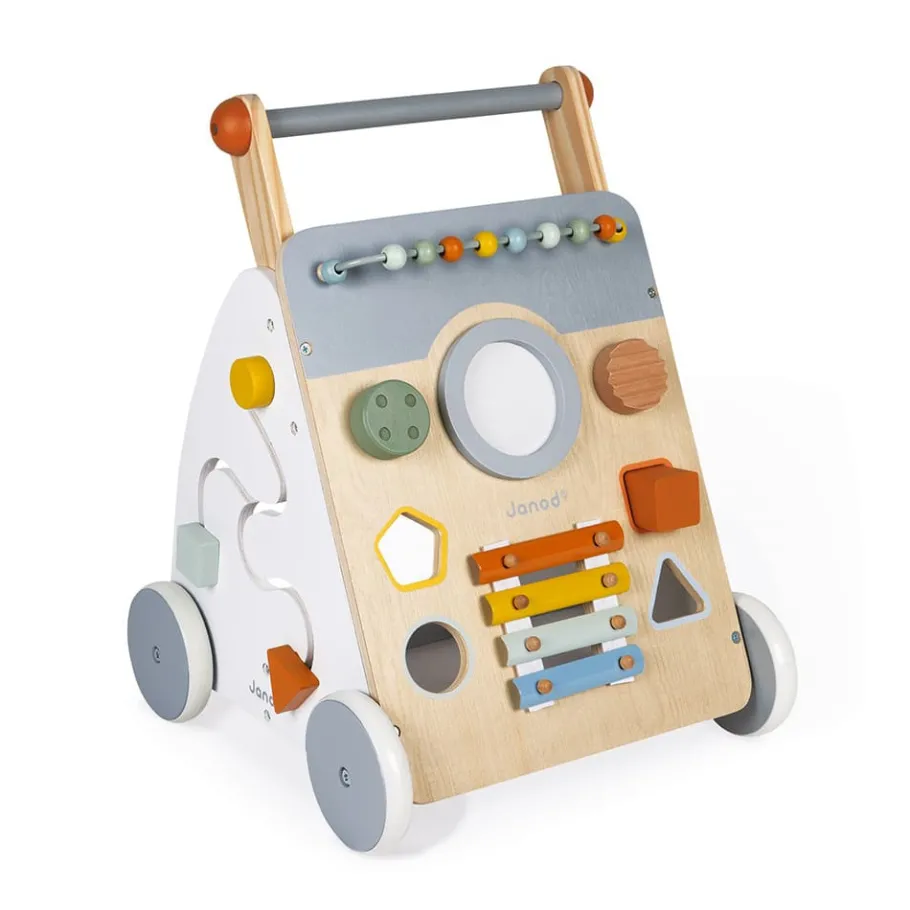 Janod Chariot Multi-Activités Sweet Cocoon en bois* Jouets Musicaux|Jouets À Bascule, Porteurs & Chariots