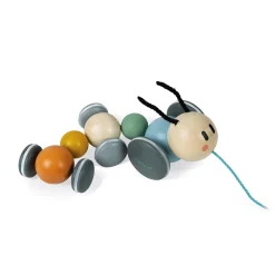 Janod Chenille à Promener Sweet Cocoon (bois)* Jouets À Promener & À Pousser