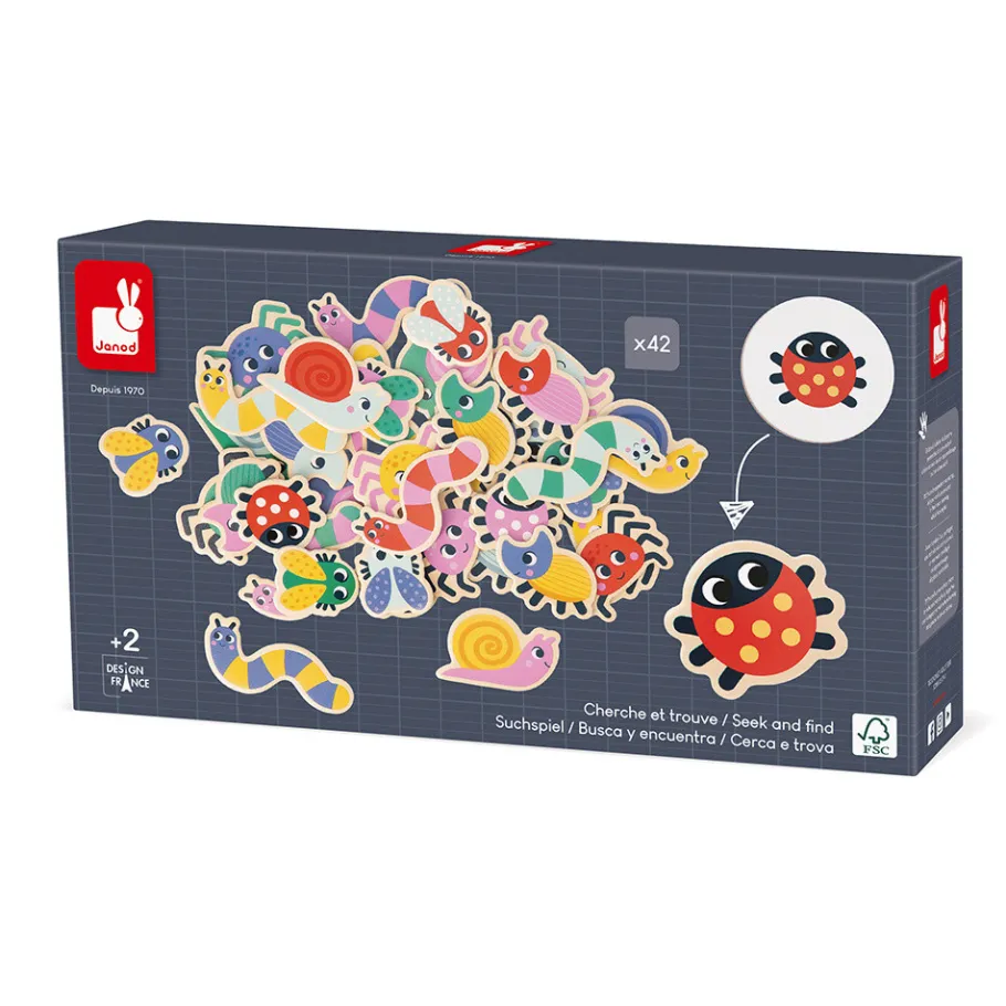 Janod Cherche & Trouve - Jardin* Formes & Couleurs