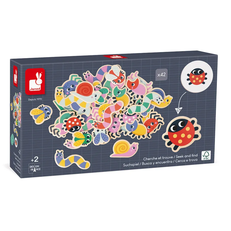 Janod Cherche & Trouve - Jardin* Formes & Couleurs