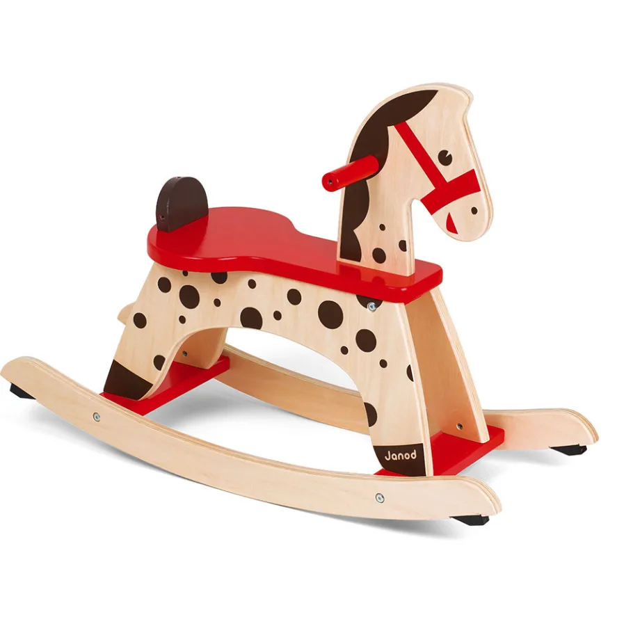Janod Cheval à Bascule Caramel (bois)* Jouets À Bascule, Porteurs & Chariots
