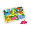 Janod Chunky Puzzle Dinosaures 7 pièces* Puzzles En Bois Premier Âge|Puzzles En Bois Premier Âge