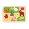 Janod Chunky Puzzle Ferme 7 pièces* Tracteurs & Animaux De La Ferme|Puzzles En Bois Premier Âge