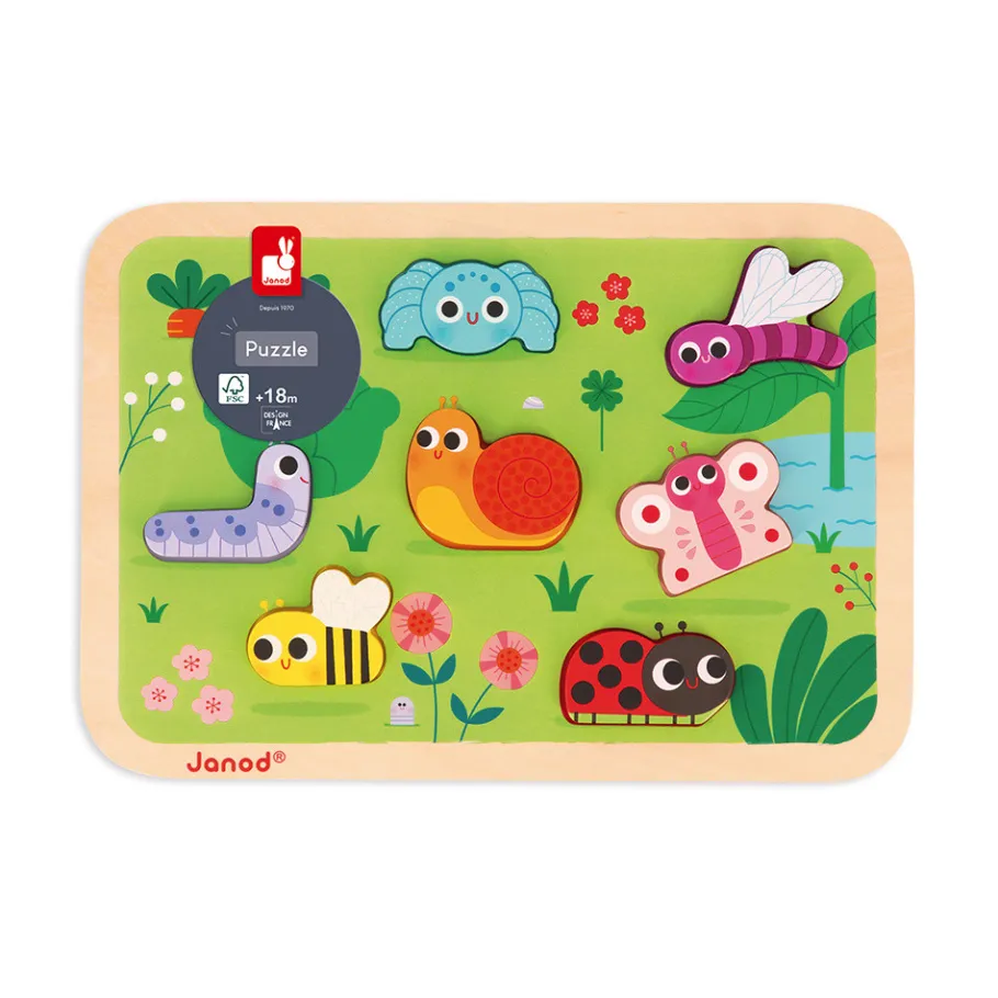 Janod Chunky Puzzle Jardin 7 pièces* Puzzles En Bois Premier Âge|Puzzles En Bois Premier Âge