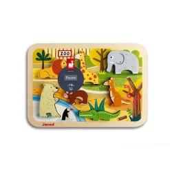 Janod Chunky Puzzle Zoo 7 pièces* Puzzles En Bois Premier Âge|Puzzles En Bois Premier Âge
