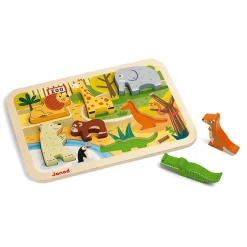 Janod Chunky Puzzle Zoo 7 pièces* Puzzles En Bois Premier Âge|Puzzles En Bois Premier Âge