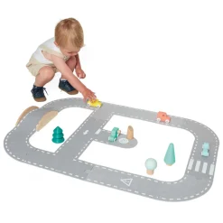 Janod Circuit en Feutrine Bolid* Trains & Circuits|Véhicules, Garages & Voitures