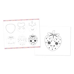 Janod Coffret Créatif Dessin 20 Modèles Kawaii* Peinture Par Numéro & Coloriage