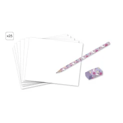 Janod Coffret Créatif Dessin 20 Modèles Fantasy* Peinture Par Numéro & Coloriage