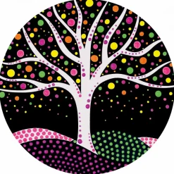 Janod Coffret créatif Dots Painting* Peinture Par Numéro & Coloriage