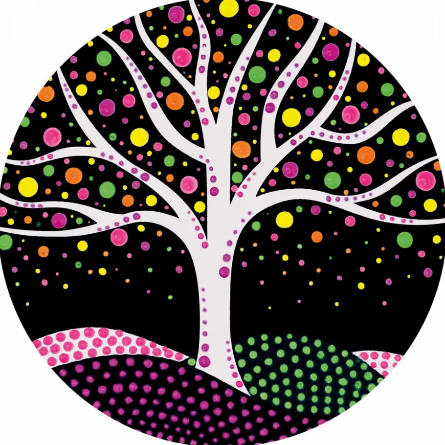 Janod Coffret créatif Dots Painting* Peinture Par Numéro & Coloriage