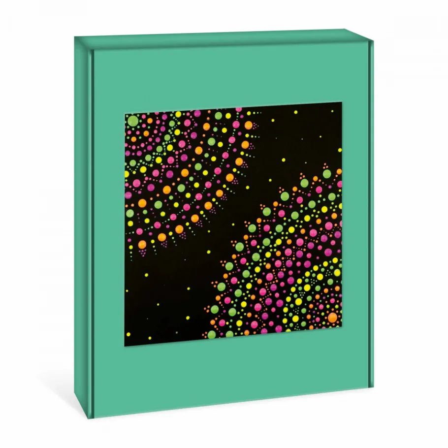 Janod Coffret créatif Dots Painting* Peinture Par Numéro & Coloriage