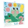 Janod Coffret Créatif Gommettes Autour de l'étang - 2 ans* Mosaïques & Gommettes