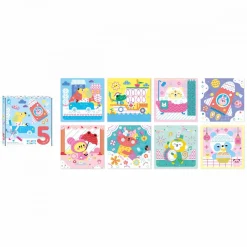 Janod Coffret Créatif Graphisme - 5 ans* Tampons & Papeterie