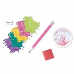 Janod Coffret créatif Mini Strass Magie* Sable, Paillettes, Dorure & Strass|Collection