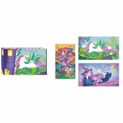 Janod Coffret créatif Mini Strass Magie* Sable, Paillettes, Dorure & Strass|Collection