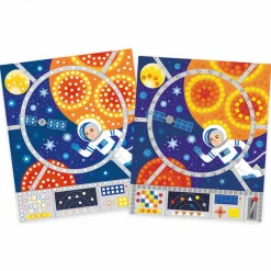 Janod Coffret Créatif Mosaïques Espace* Mosaïques & Gommettes|Collection