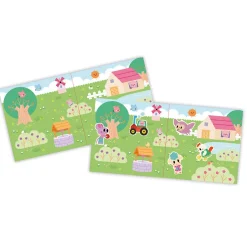 Janod Coffret Créatif Stickers Epais Repositionnables - 2 ans* Mosaïques & Gommettes