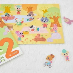 Janod Coffret Créatif Stickers Epais Repositionnables - 2 ans* Mosaïques & Gommettes