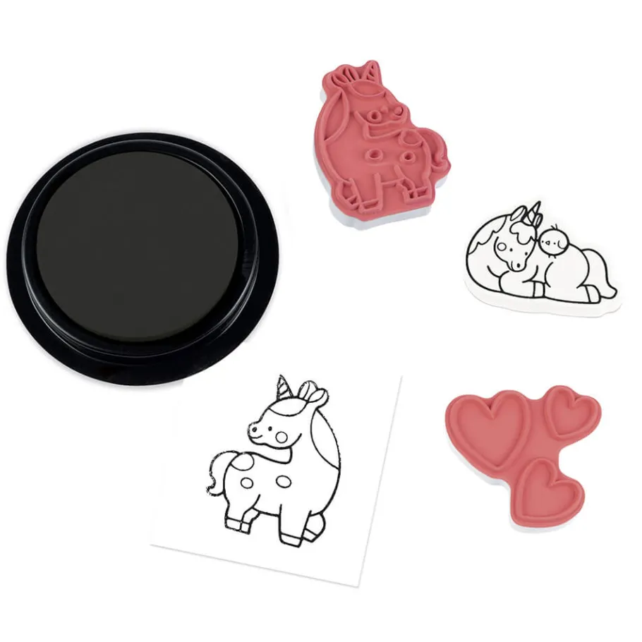 Janod Coffret de 15 Tampons Unicorn Stampinoo* Tampons & Papeterie