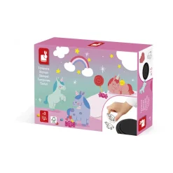 Janod Coffret de 15 Tampons Unicorn Stampinoo* Tampons & Papeterie