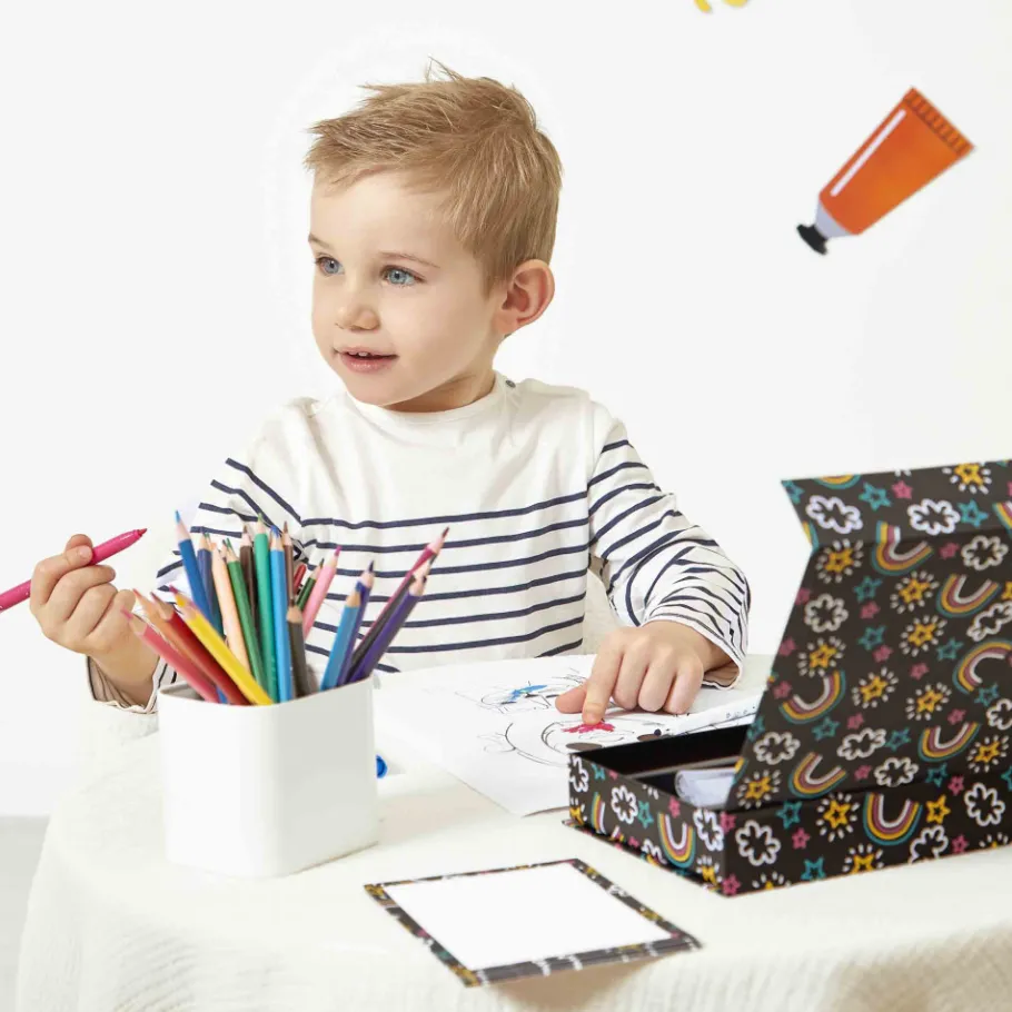 Janod Coffret de Coloriage* Peinture Par Numéro & Coloriage