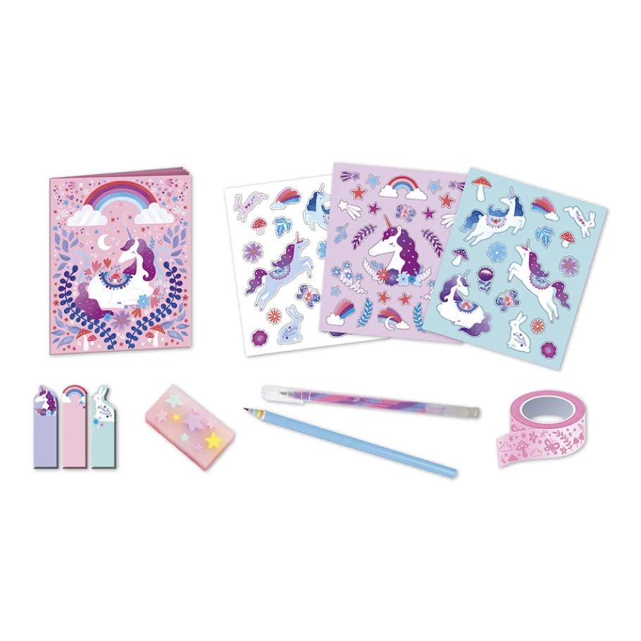 Janod Coffret Papeterie Licorne Dreamland* Tampons & Papeterie