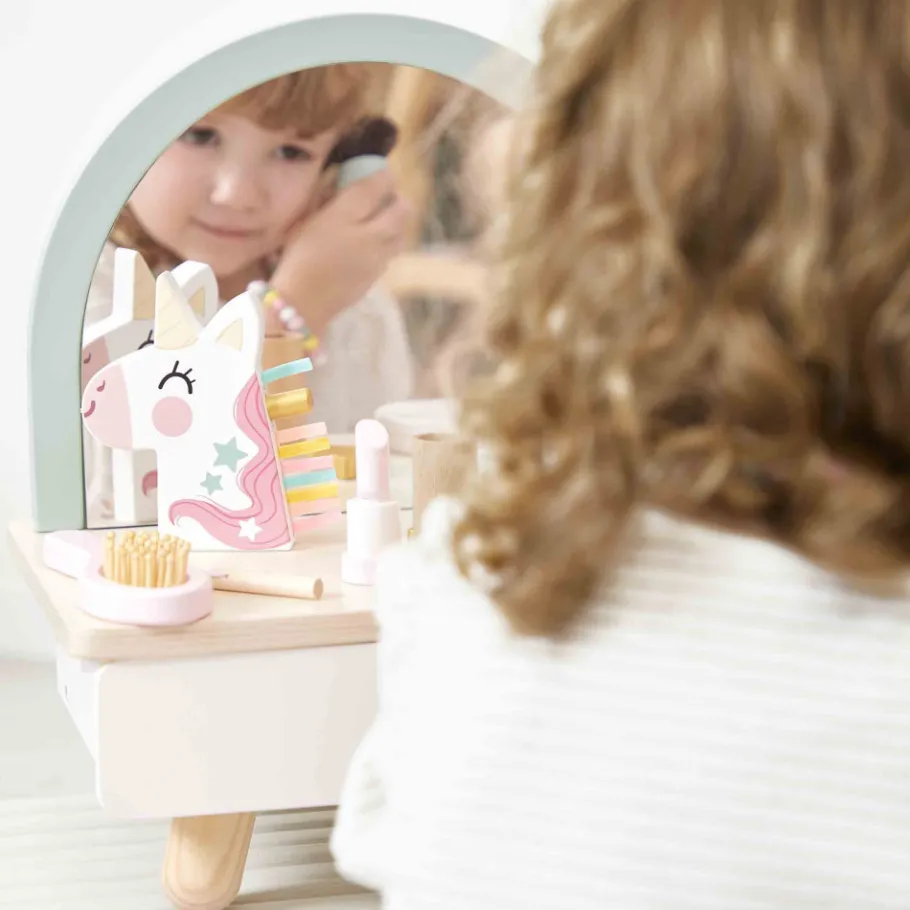 Janod Coiffeuse de table en bois Licorne* Beauté