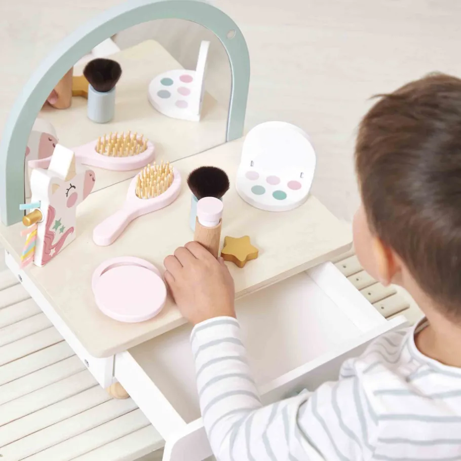 Janod Coiffeuse de table en bois Licorne* Beauté